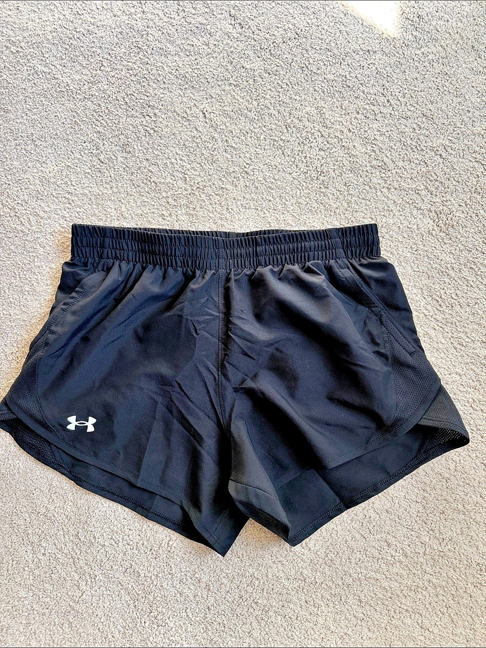 Women’s Under Armour Running Shorts in Black